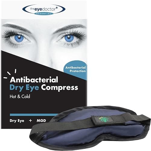 The Eye Doctor Hot Compress for Eye - Helps Dry Eye & Blepharitis - Reusable Eye Mask - Heated Eye Mask for Dry Eyes - Warm Compress for Dry Eyes - Heated Eye Mask for Stye - Image 1