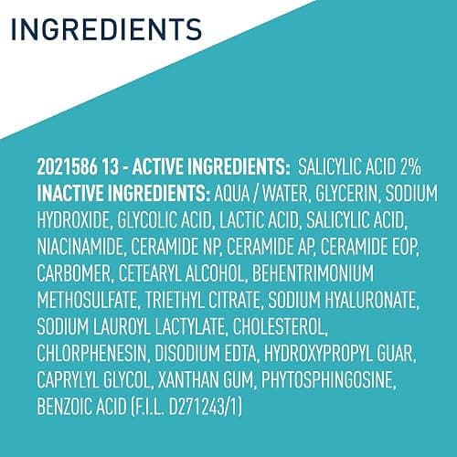 CeraVe Acne Control Gel, 2% Salicylic Acid Treatment With Glycolic Acid + Lactic Acids + Niacniamide, Acne Gel Helps Clear Blemishes Without Over Drying, Alcohol Free & Oil Free, 1.35 Fl Oz thumbnail 6