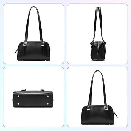 Keyli Swing Zip Shoulder Bag Fashion Purses for Women, Leather Shoulder Handbag Top-Handle Hobo Bags with Adjustable Strap thumbnail 5