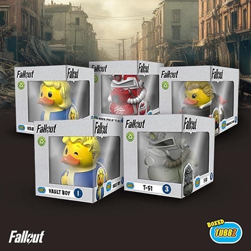 TUBBZ Boxed Edition T-51 Collectable Vinyl Rubber Duck Figure - Official Fallout Merchandise - Thriller TV & Video Games thumbnail 6