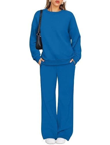 XIEERDUO Sweatsuits Women 2 Piece Outfit Matching Lounge Sets Fall Outfits 2025 Fashion Clothing Crewneck Track Suits thumbnail 2