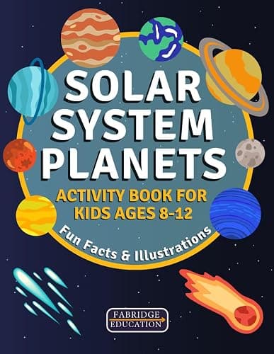 Solar System Planets: An Educational STEM Activity Book for Kids Ages 8-12 - Fun Facts & Illustrations. (STEM Activity Collection) - Image 1