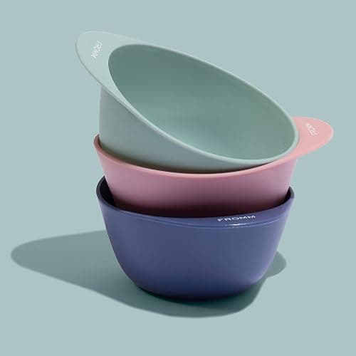 Fromm Color Studio Mixing Bowls for Hair Color, Hair Dye, Bleach and Treatments with Spill Proof Rubberized Base, 10 Ounce, 3 Pack thumbnail 3