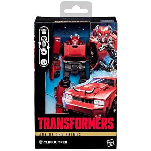 Transformers Age of the Primes Cliffjumper, Deluxe Class 5-inch Converting Action Figure, Robot Toys for Ages 8+ thumbnail 2