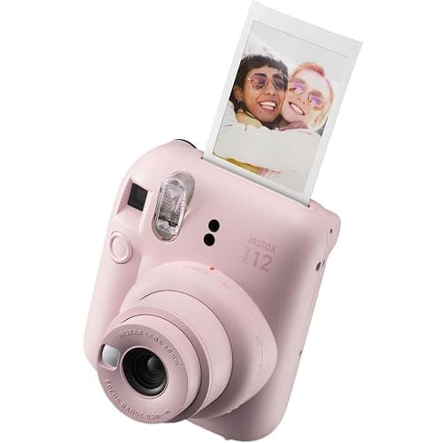 Fujifilm Instax Mini 12 Instant Camera Blossom Pink Bundle with Fuji Instax Mini Film Value Pack (20 Sheets) + Protective Carrying Case + Photo Album + Microfiber Cleaning Cloth thumbnail 2