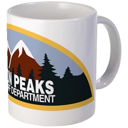 11 ounce Mug - Twin Peaks Sheriff Department Mug - S White " (One Pack) - Image 1