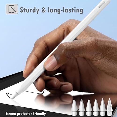 SIXFU Replacement Pencil Tips for Apple Pencil, Multiple Durable iPencil Tip Nibs Accessories for iPad Pro/Apple Pencil Pro/USB-C/ 1st Gen/ 2nd Generation (6 PCS) thumbnail 6