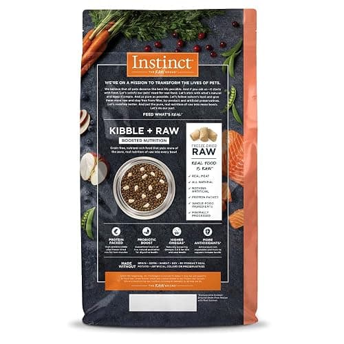 Instinct Raw Boost, Natural Dry Cat Food with Freeze Dried Pieces, High Protein, Grain Free Recipe - Real Salmon, 4.5 lb. Bag thumbnail 2