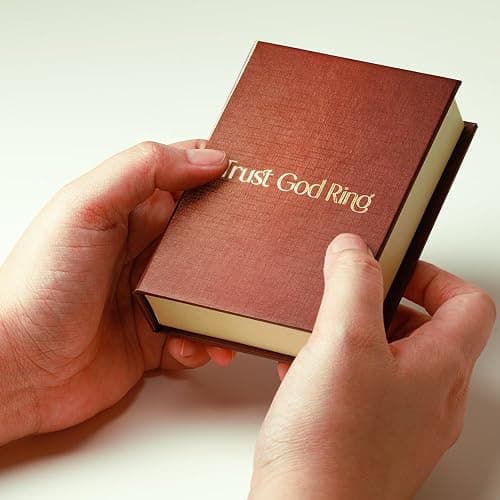 SILVER TRUST GOD RING with GIFT BOX (Adjustable) thumbnail 8