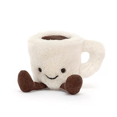 Jellycat Amuseables Espresso Cup Coffee Stuffed Toy, 4 inches - Drink Plush - Fun Gift Idea - Image 1
