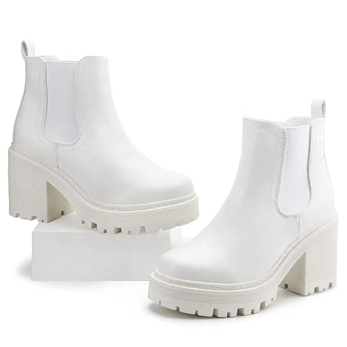 firelli Women Fashion Chelsea Boots Platform Boots Classic Ankle Booties thumbnail 6