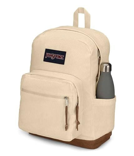 JanSport Right Pack Expressions Backpack - Travel, Work, or Laptop Bag - Coconut Corduroy thumbnail 5