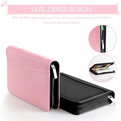 Budget Binder with Zipper Envelopes, Cash Envelopes for Budgeting, A6 PU Leather Budget Planner 2026 with Cash Envelopes Calculator, Bill Money Organizer for Cash Saving Budget System Wallet thumbnail 5
