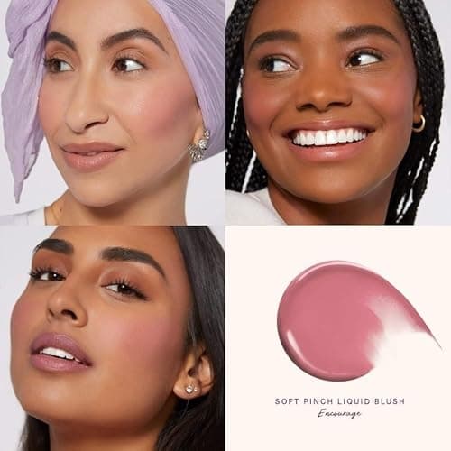 Rare Beauty by Selena Gomez Soft Pinch Liquid Blush Mini Size - Encourage - Soft Neutral Pink - Encourage - 0.11 Fl Oz (Pack of 1) thumbnail 4