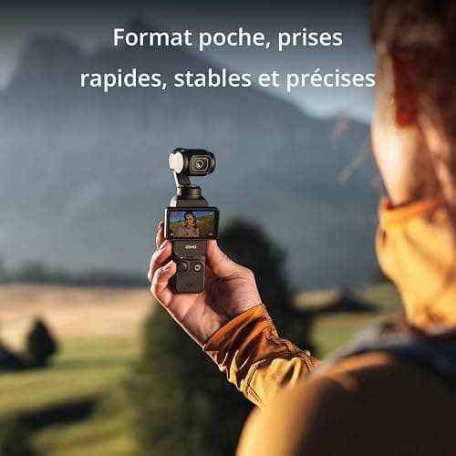 DJI Osmo Pocket 3 + Mic 2 (2 TX+1 RX+Boîtier de Recharge), cam. de vlog avec CMOS 1" et vidéos en 4K/120 IPS, stabilisation à 3 Axes, Map Rapide, Suivi Facial/d’Objet, écran Tactile Rotatif de 2" thumbnail 3