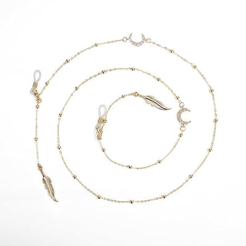 shionreiy Stylish Women's Glasses Chain - Eyeglass & Sunglasses Chains Holder for Around Neck, Eyewear Retainer Strap - Image 1