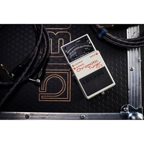 BOSS TU-3 Chromatic Floor Tuner for Guitar and Bass | Industry-Standard Performance | Tank-Tough BOSS Stompbox Body | 21-Segment LED Meter | Accurate to +/- One Cent | Accu-Pitch Sign Function thumbnail 5