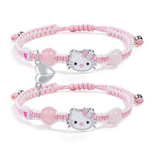 XMITHJLS Couples/Friendship Matching Bracelets, Spider/kitty Bracelets Set, Valentine's Day Birthday Jewelry Gifts for Gf and Bf Soulmate, Matching Gifts for Husband&Wife Son&Daughters BFF - Image 1