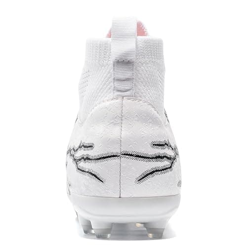 HRJR Kids Soccer Cleats Boys Girls Training Football Cleats Youth High-top Soccer Shoes for Little/Big Professional Athletic Outdoor Football Shoes thumbnail 5