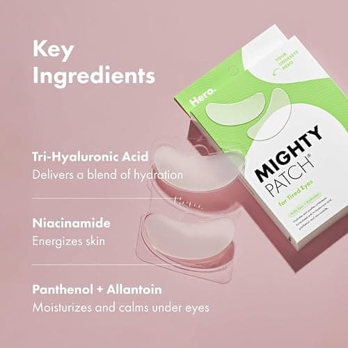 Mighty Patch HERO COSMETICS for Tired Eyes Patches - Soothing Hydrogel Patches - Awakens and Visibly De-puffs Undereyes with Multiple Applications (6 Count) (Pack of 2) thumbnail 6
