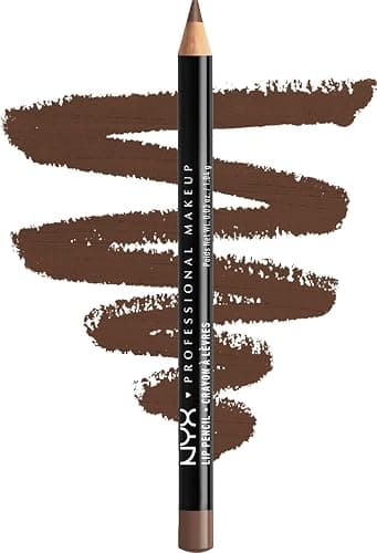 NYX PROFESSIONAL MAKEUP Slim Lip Pencil, Long-Lasting Creamy Lip Liner - Espresso - Image 1