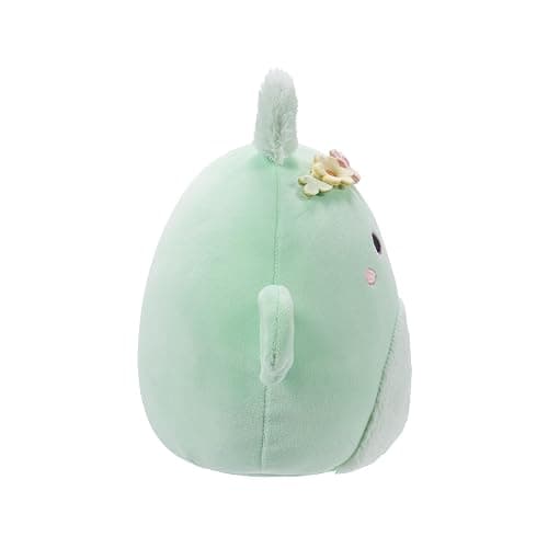 Squishmallows Original 7.5-Inch - Tove the Mint Green Mothman with Flower Crown and Fuzzy Belly thumbnail 5