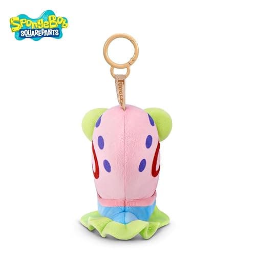 Fuggler SpongeBob 5-Inch Plush Keyring by ZURU, Funny Ugly Monster Bag Clip-on Stuffed Animal, Multiple Characters Available thumbnail 3
