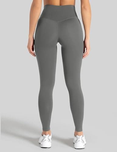 Unthewe High Waisted Naked Feeling Workout Leggings - Buttery Soft No Front Seam Yoga Pants thumbnail 5