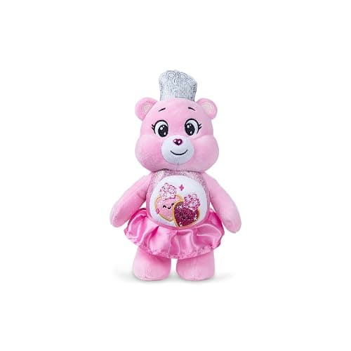 Basic Fun Care Bears x Wicked 22cm Plush – Love-a-Lot Bear as Glinda – Collectible Soft Toy from the Care Bears x Wicked Collaboration, Pink thumbnail 6