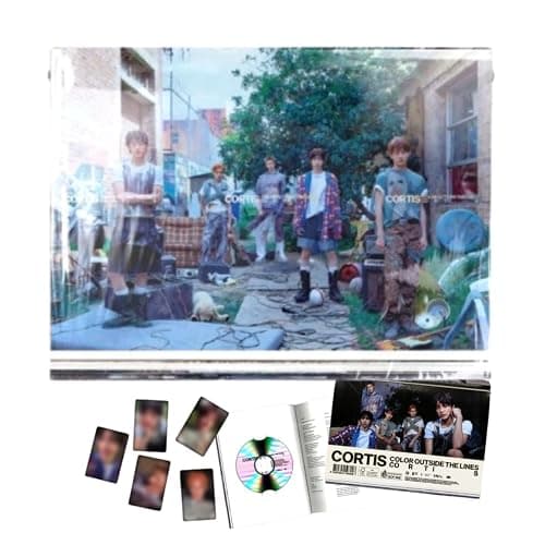 CORTIS COLOR OUTSIDE THE LINES Album (Scene 3 Ver.) Photobook + CD + Photocard + Film Sheet (GO!) - Image 1