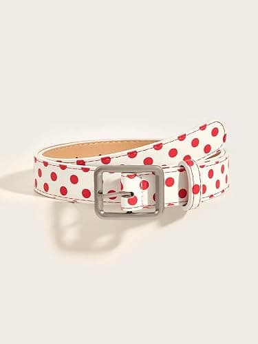 HOHOPEACH Y2k Cute Belts Polka Dot Belt Women 90s Vintage Grunge Emo Accessories Kawaii Streetwear 2000s thumbnail 7