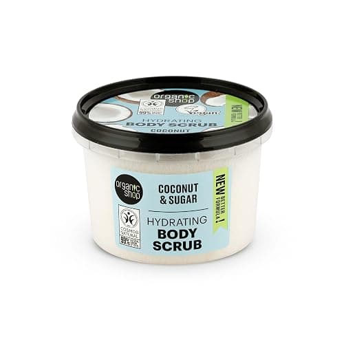 Organic Shop 250ml Body Scrub Hydrating Coconut - Coconut - Image 1
