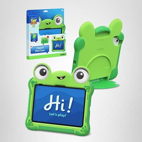 Belkin Disney Pixar Toy Story 5 Lilypad iPad A16 Kids Case, 11th/10th Gen | Shockproof Protective Kids Case for iPad A16 11th Gen and 10th Gen with Easy-grip Handle, Kickstand, Durable Non-toxic Design thumbnail 13