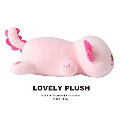 Onsoyours Cute Axolotl Plush, Soft Stuffed Animal Salamander Plush Pillow, Kawaii Plush Toy for Kids (Pink Axolotl A, 13") thumbnail 7
