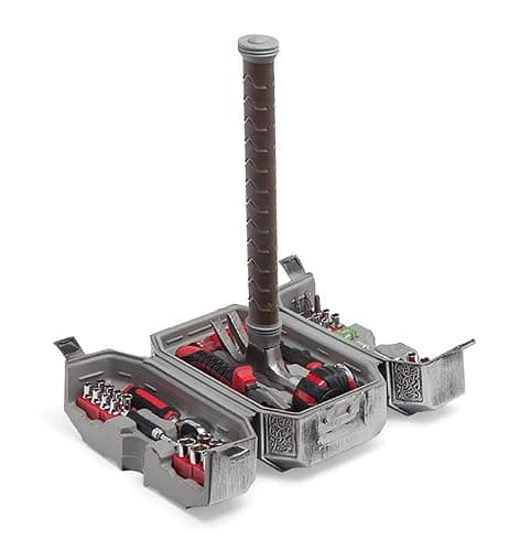 Robe Factory Marvel Thor Hammer Tool Set 'Officially Licensed' - 44-piece Set - Image 1