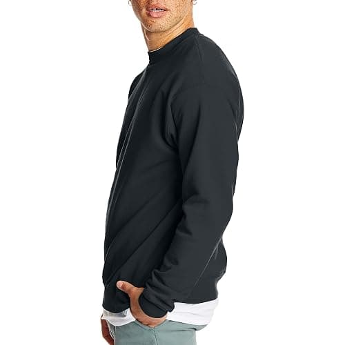 Hanes Men's Ecosmart Fleece Sweatshirt, Pullover Crewneck Sweatshirt, Big & Tall, 1 or 2 Pack thumbnail 4