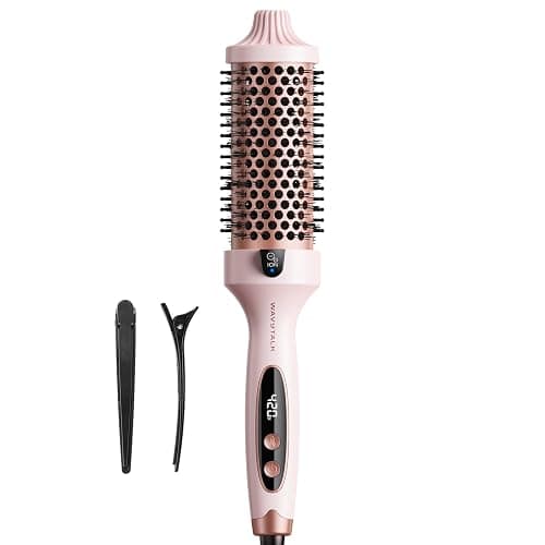 Wavytalk Thermal Brush Blowout Boost Grande, 1.77 Inch Heated Round Brush for Long Hair Blowout, Tourmaline Ceramic Negative Ion Technology Reduce Hair Damage, Dual Voltage Sakura Pink - Image 1