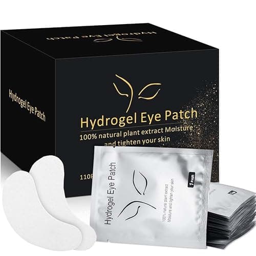 Ocim 100 Pairs Under Eye Pads Lash Extensions,100% Natural Hydrogel Gel Eye Patches for Lashes Extension/Eyelash Tinting - Image 1
