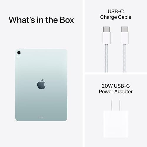 Apple iPad Air 11-inch with M3 chip Built for Apple Intelligence, Liquid Retina Display, 128GB, 12MP Front/Back Camera, Wi-Fi 6E, Touch ID, All-Day Battery Life — Blue thumbnail 6