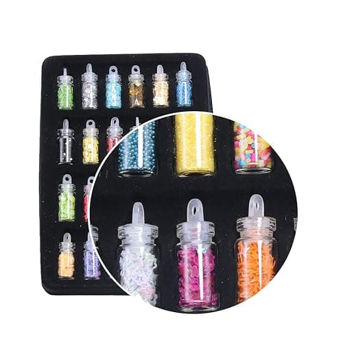 Slime Kits, 48 Colors DIY Slime Accessories Sequins/Glitter Filling Slime Plush Toys Slime DIY Kit Gift Box Filled Glass Bottle DIY Doll Stuffed Crafts Decoration thumbnail 6