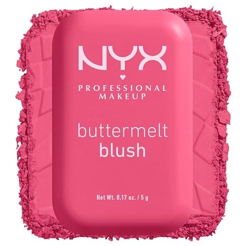 NYX PROFESSIONAL MAKEUP Buttermelt Powder Blush, Fade and Transfer-Resistant Blush, Up to 12HR Make Up Wear, Vegan Formula - Getting Butta thumbnail 11
