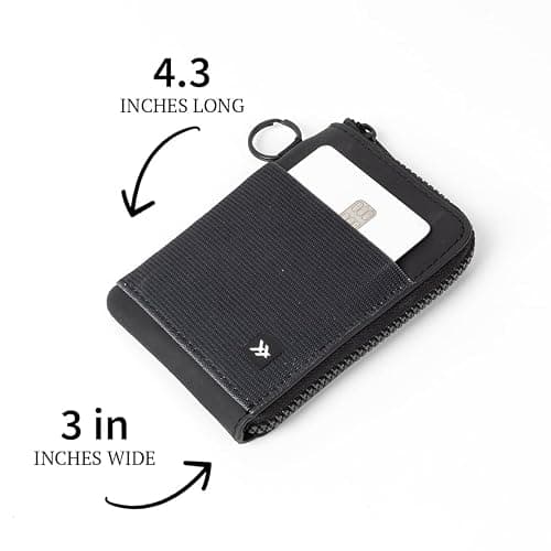Thread Wallets RFID Blocking Leather Zip Wallet with Card Holder for Men and Women (Emmeline) thumbnail 6