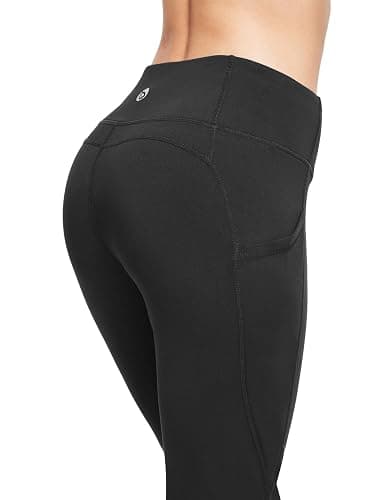 baleaf Leggings for Women Fleece Lined Tights Thermal Warm Winter High Waisted Thick Yoga Pants Cold Weather Inner Pocket thumbnail 7