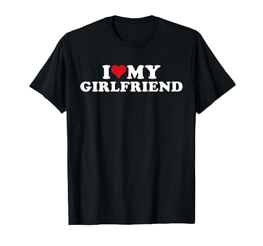 I Love My Hot Girlfriend I Heart My Hot Girlfriend GF T-Shirt - Women - Purple Heather - 3X-Large - Image 1