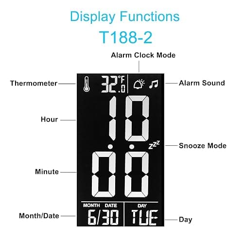 wanjiaone LED Desk Lamp with Clock,Color Changing Nightlight,Study Lamp with Pen Holder,Desk Light with USB Charger,Table Light for Home,Office,Bedroom,Gift for Kids,Students,Women,White thumbnail 3