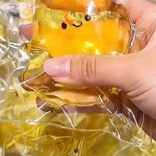 Taba Squishy ,Stress Ball,Kawaii Squishies Silicone Toys,Stress Relieving Fur Ball OPP Packaging Gifts|Squishy Fidget Toys for Anxiety&Relaxation|Perfect Desk Accessory for Adults(Golden Banana) thumbnail 5
