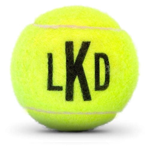 ChalkTalkSPORTS Personalized Monogram Tennis Ball - Custom Initials Printed, Elegant Personalized Gift for Tennis Lovers & Enthusiasts - Image 1