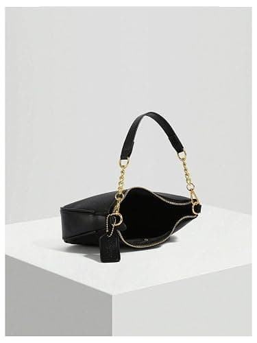 SHENHE Women's PU Leather Shoulder Bag Small Hobo Clutch Purse Crossbody Gold Chain Handbag thumbnail 5