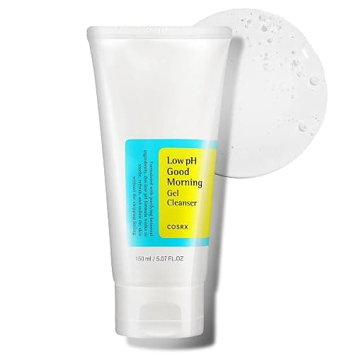 COSRX Low pH Good Morning Gel Face Cleanser, 5.07 fl oz, BHA Face Wash, Daily Mild Face Cleanser for Sensitive Skin, PH Balancing, Korean Skin Care, Korean Face Wash - Unscented - 5.07 Fl Oz (Pack of 1) - Image 1