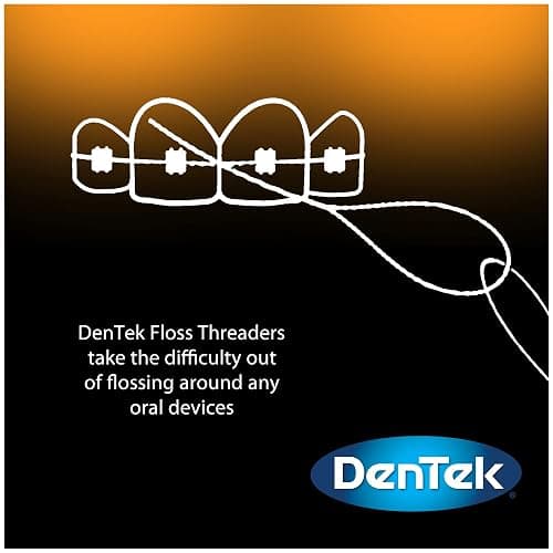DenTek Floss Threaders for Braces, Bridges & Dental Implants, 50 Count thumbnail 4